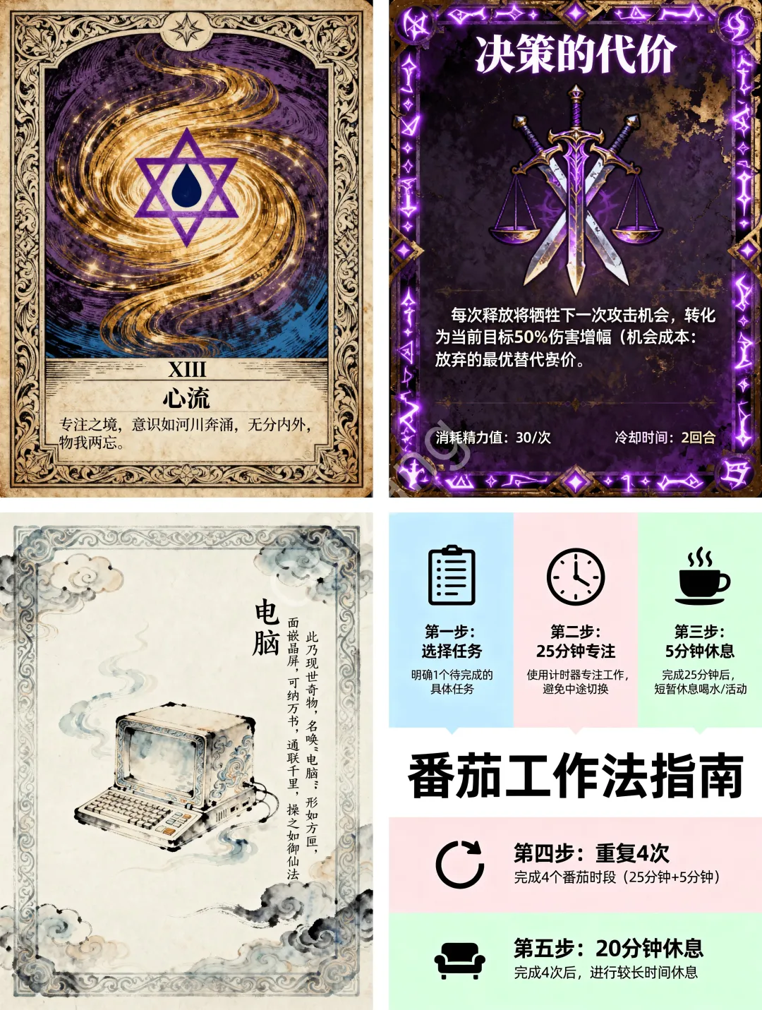 Creating Multi-Style Knowledge Cards for Social Media