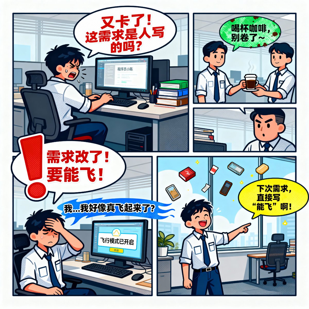 制作扁平风格插画