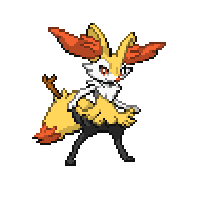 Braixen Sprite Image