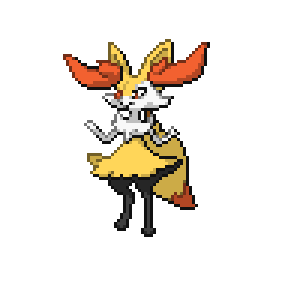 Braixen Sprite Image