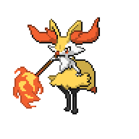 Braixen Sprite Image