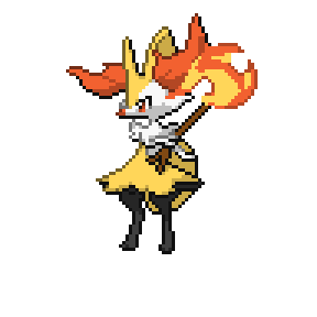 Braixen Sprite Image