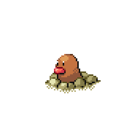 Diglett Sprite Image