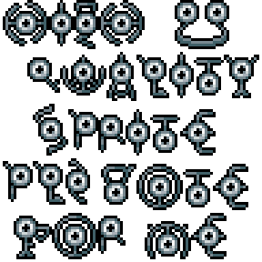 Unown Sprite Image