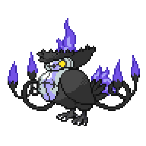 Chandelkrow Sprite Image