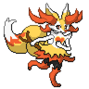 Braixen Sprite Image