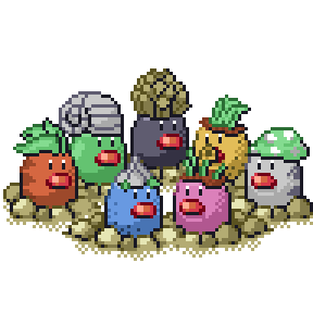 Dugtrio Sprite Image