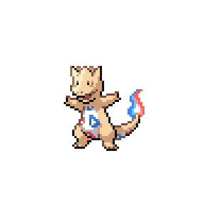 Fusion of Togepi and Charmander