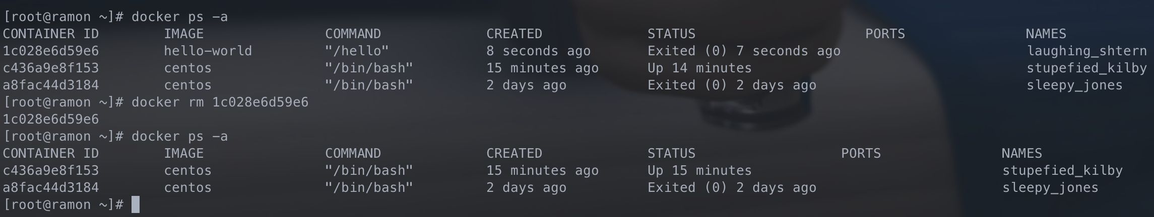 dockerRm