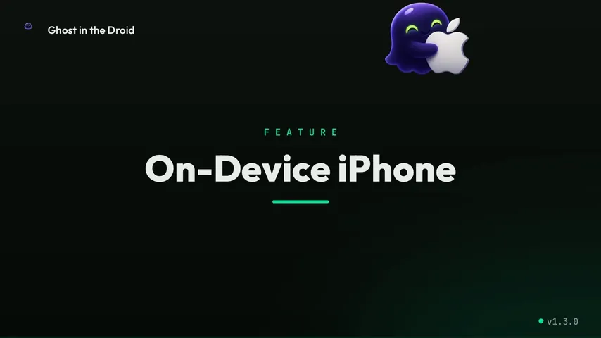 On-device iPhone