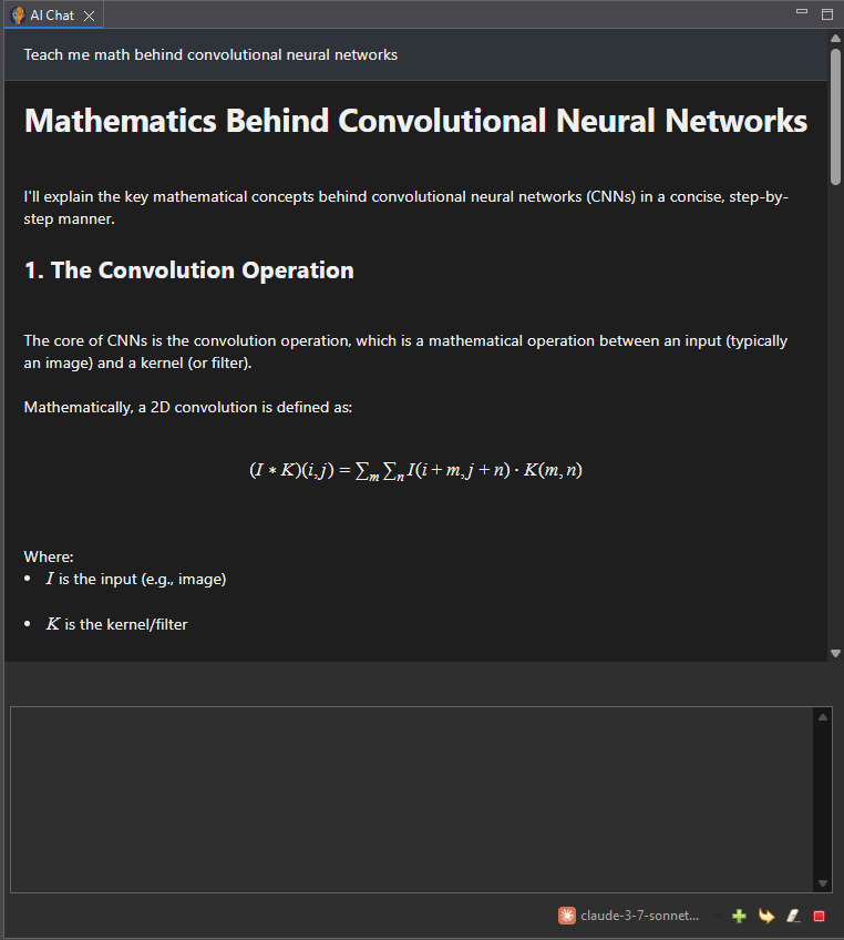 Math rendering