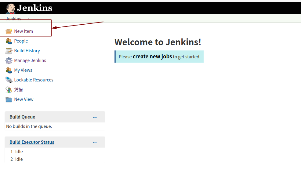 Jenkins界面