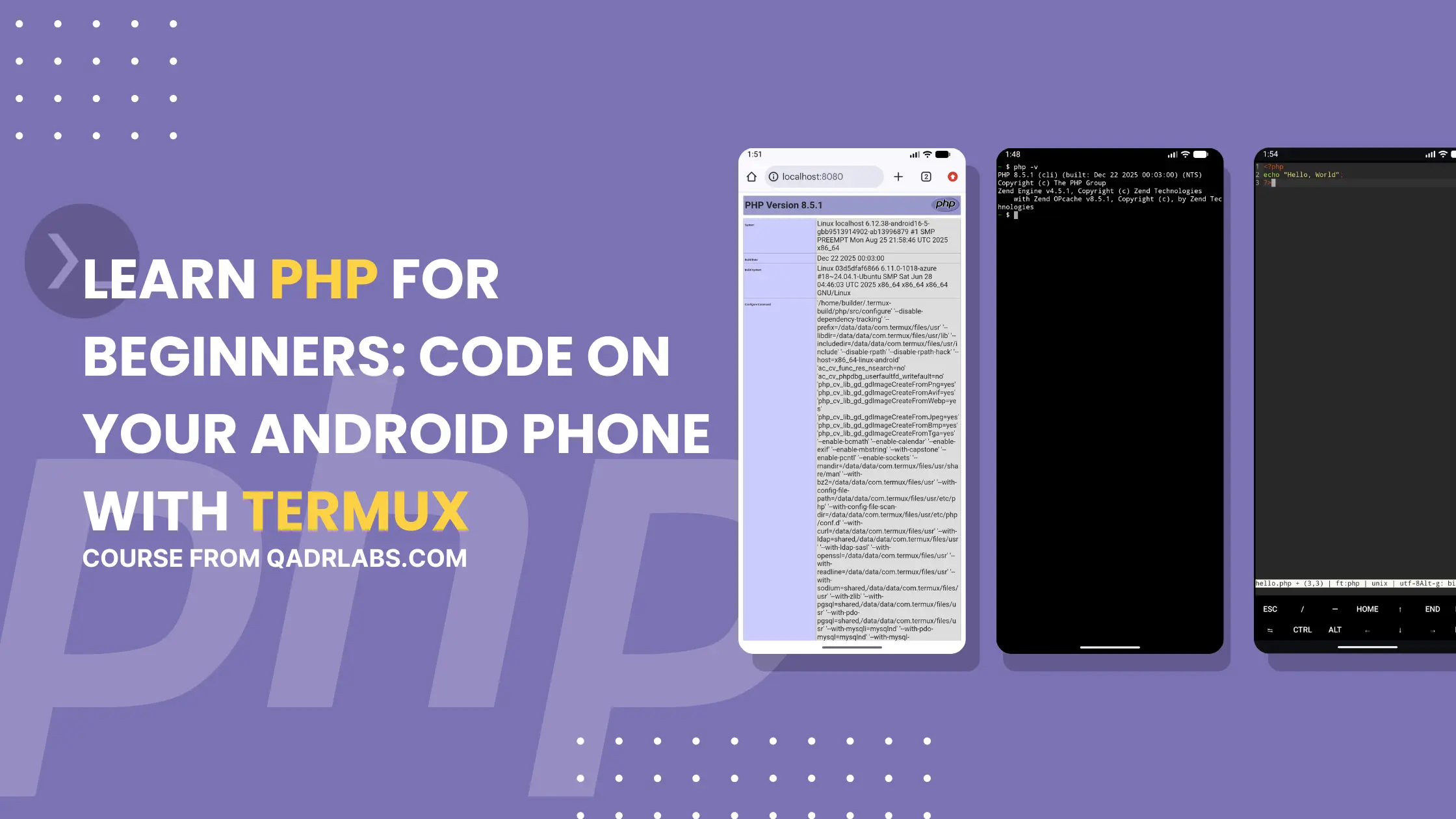 Learn PHP for Beginners: Code on Your Android Phone with Termux
