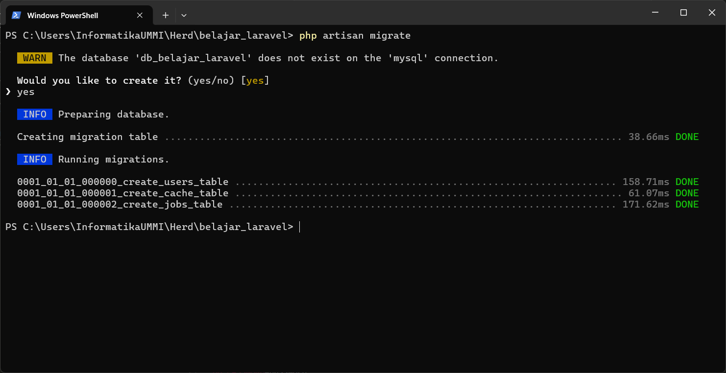 Panduan Install Laravel Herd dan MySQL di Windows