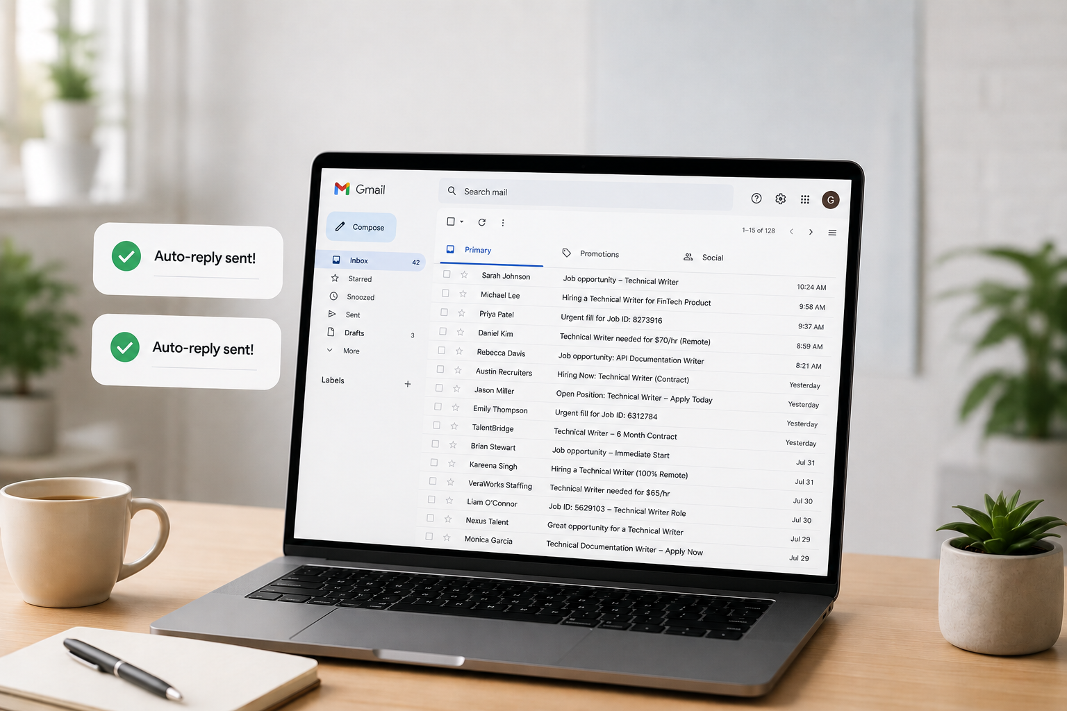 Gmail agent for job auto-replies