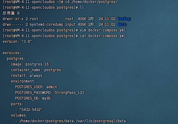 Docker Compose 配置示例