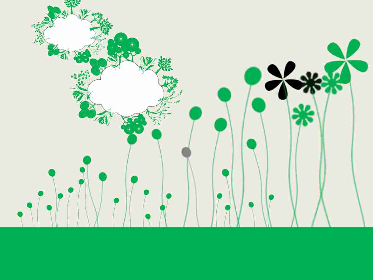 绿色生态主题PPT模板