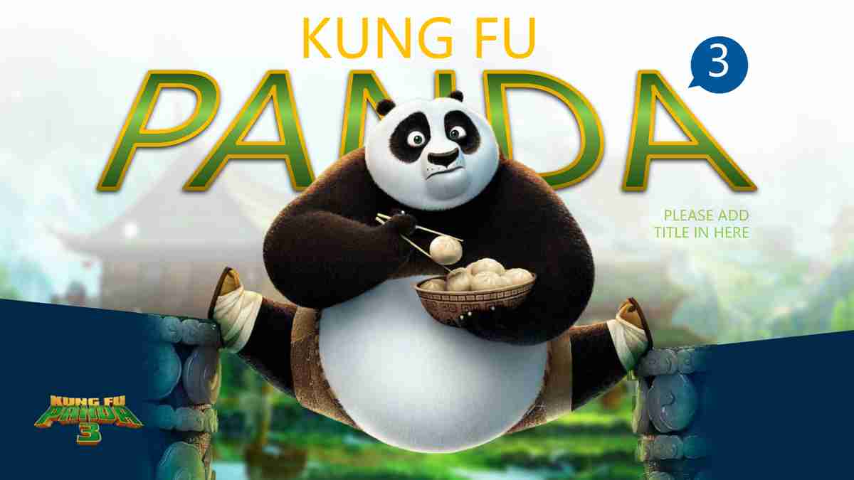 功夫熊猫主题PPT模板