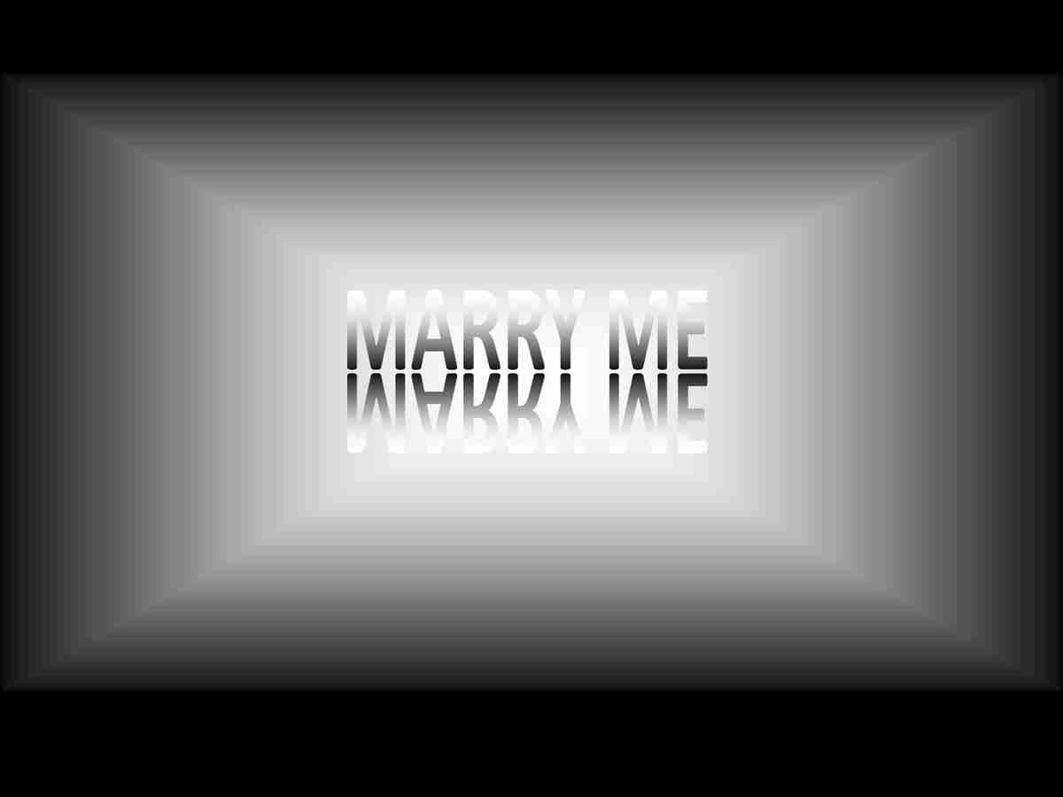 求婚专用PPT模板 - 浪漫灰阶版