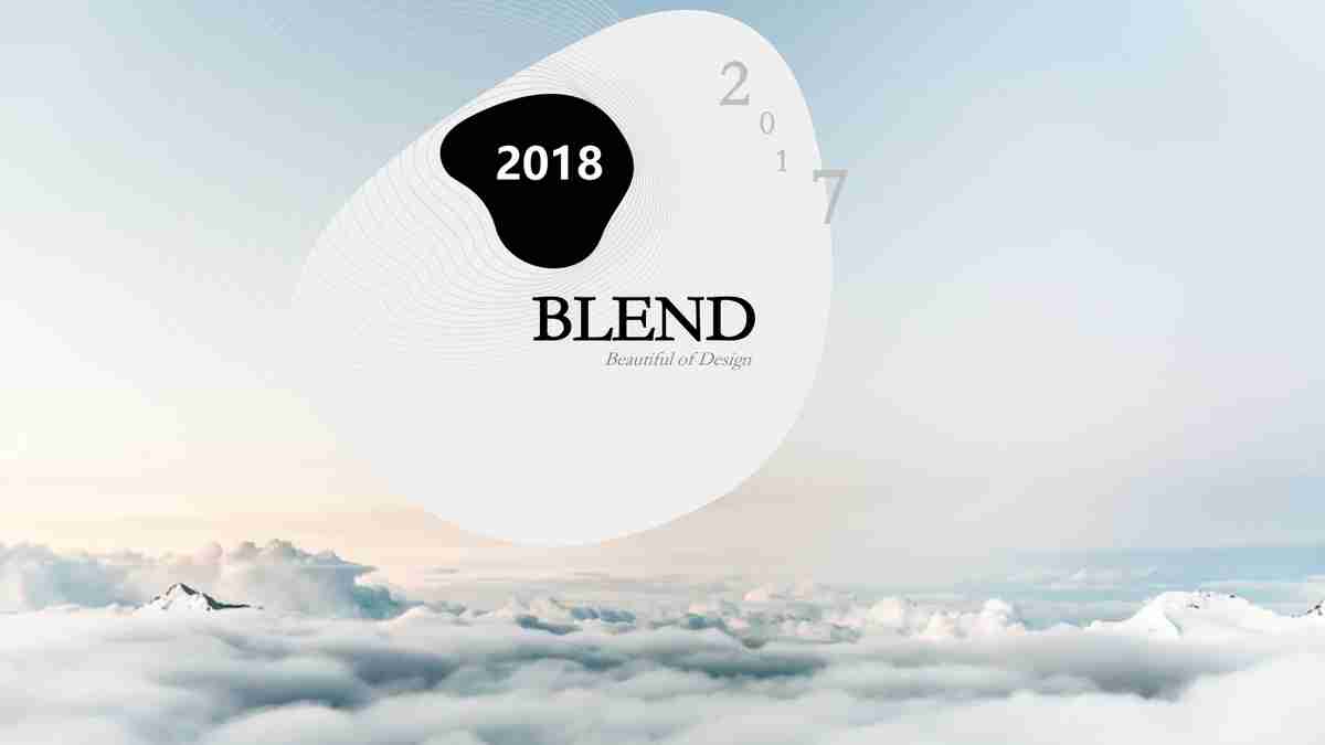 极简黑白风商务PPT模板