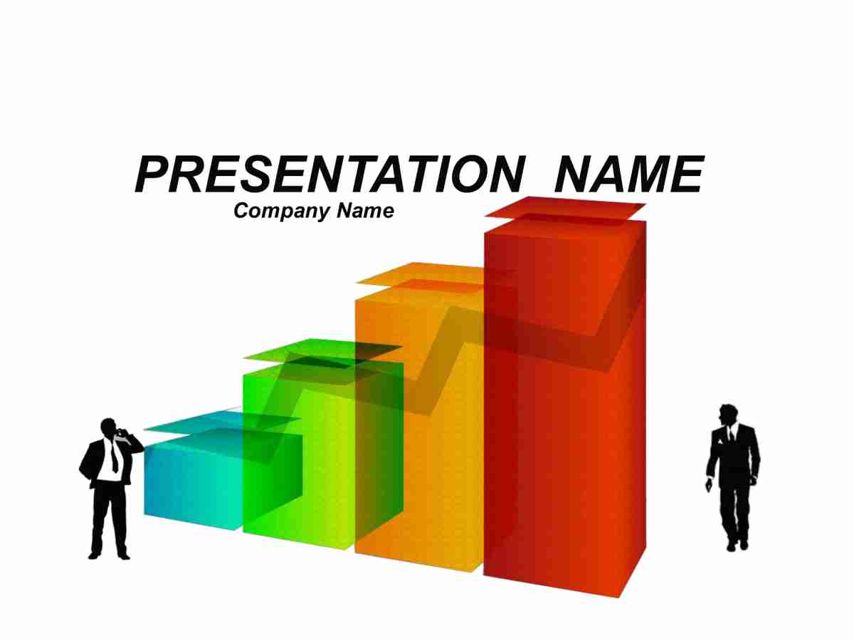 商务风PPT模板：多彩图表与信息图集锦