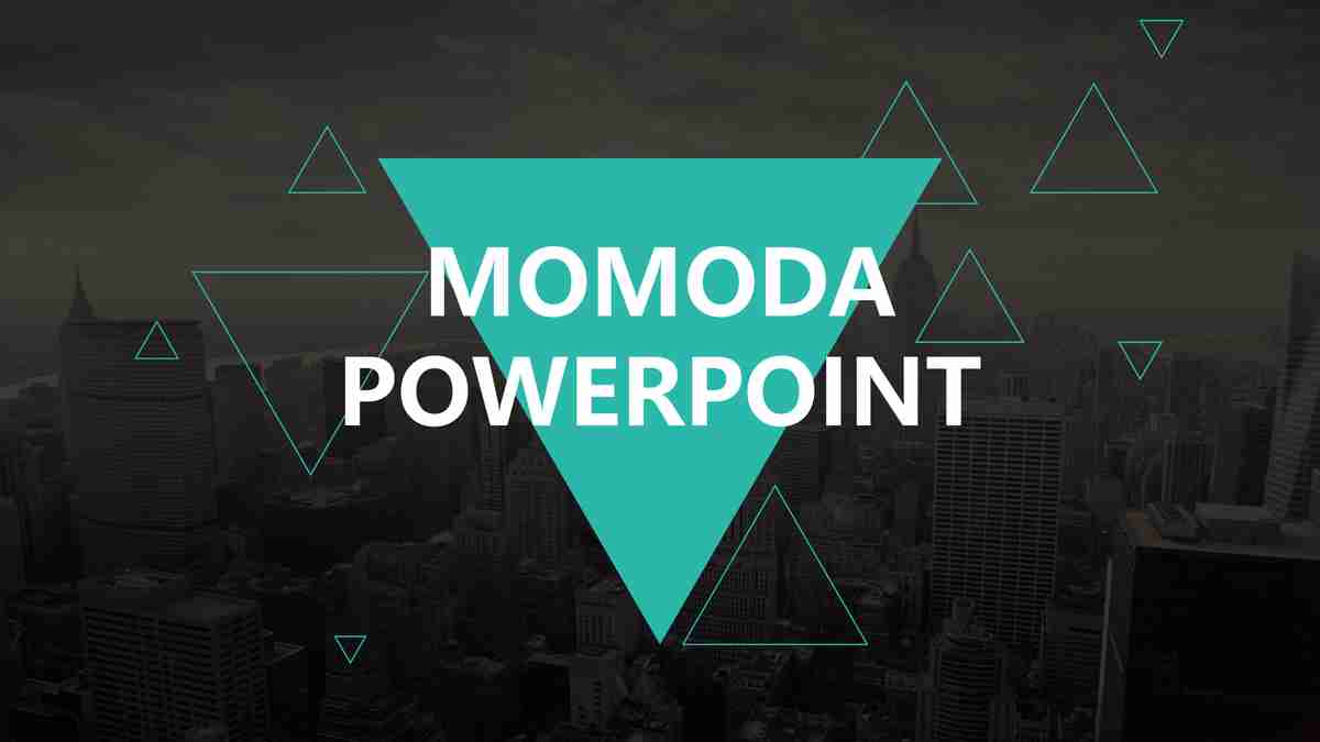 现代科技感十足的商务PPT模板