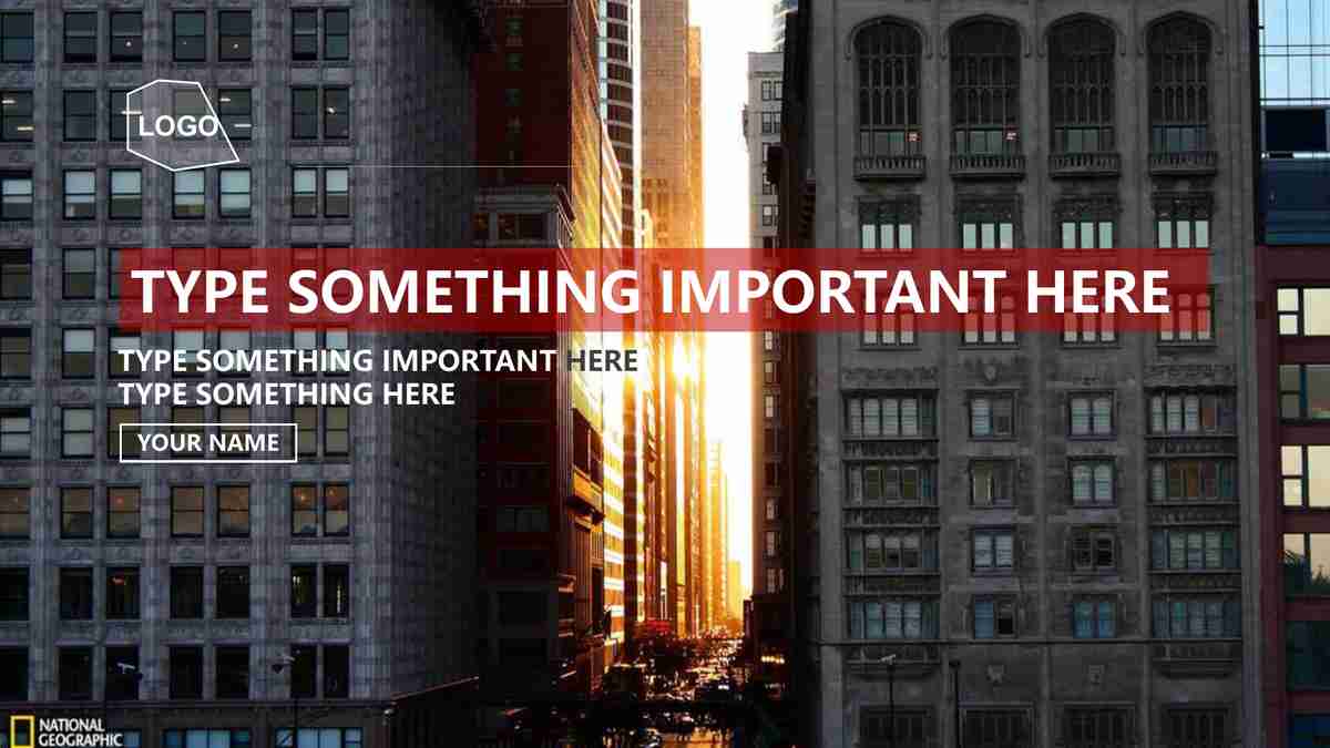 未来科技感十足的商务PPT模板