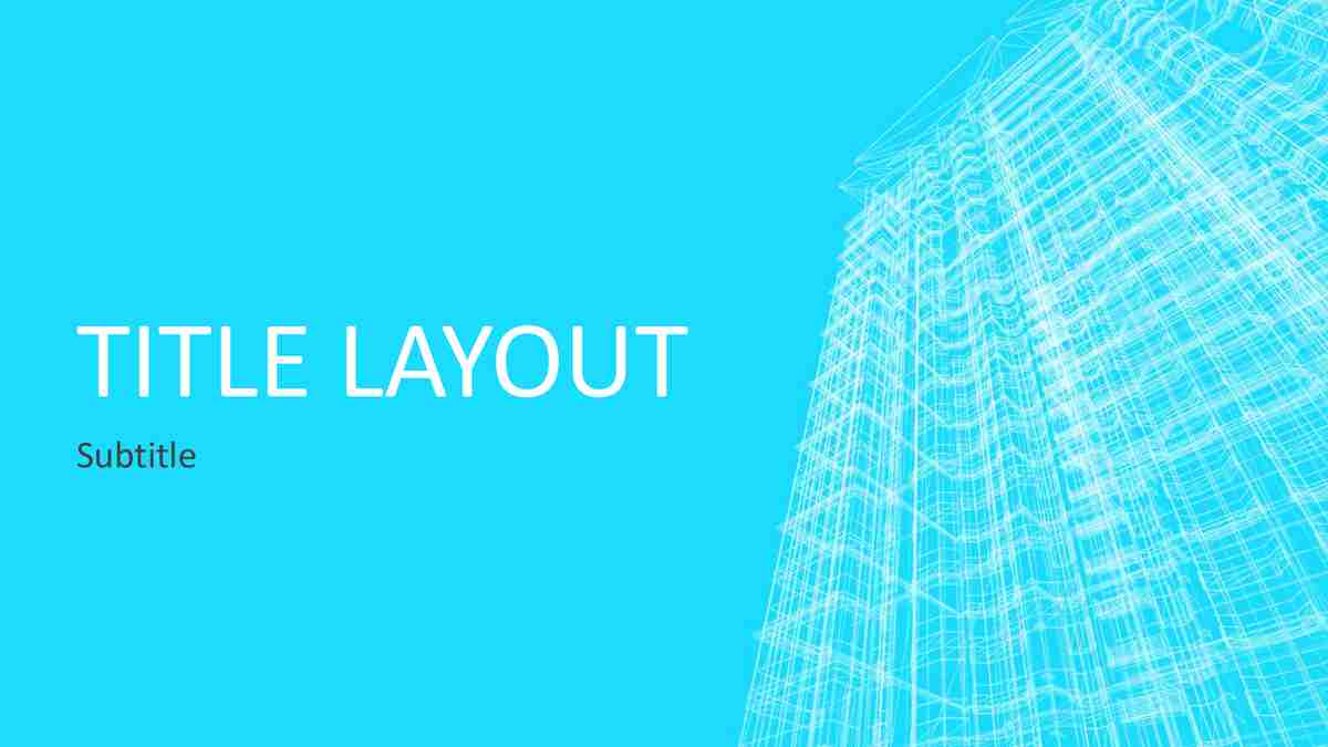 现代科技感PPT模板