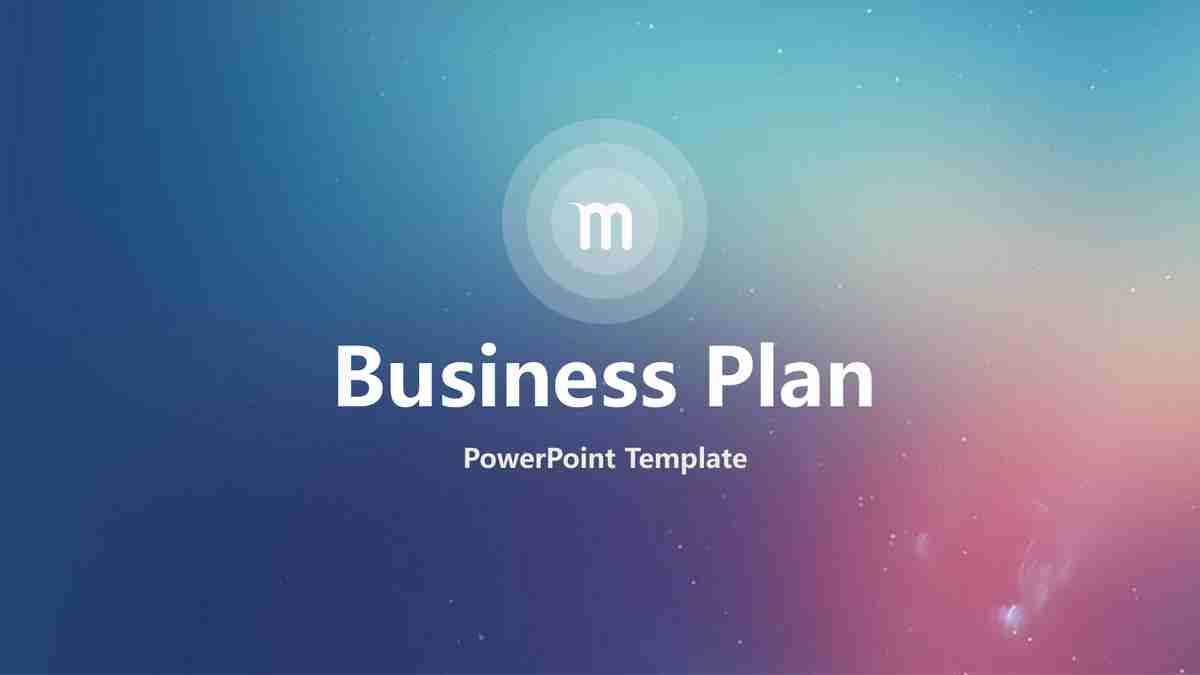 现代商务计划书 PPT模板