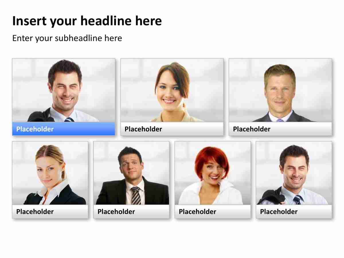 商务蓝调 - 专业简洁型PPT模板