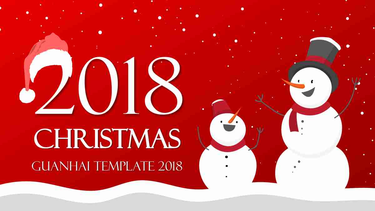 2018圣诞快乐GUANHAI TEMPLATE