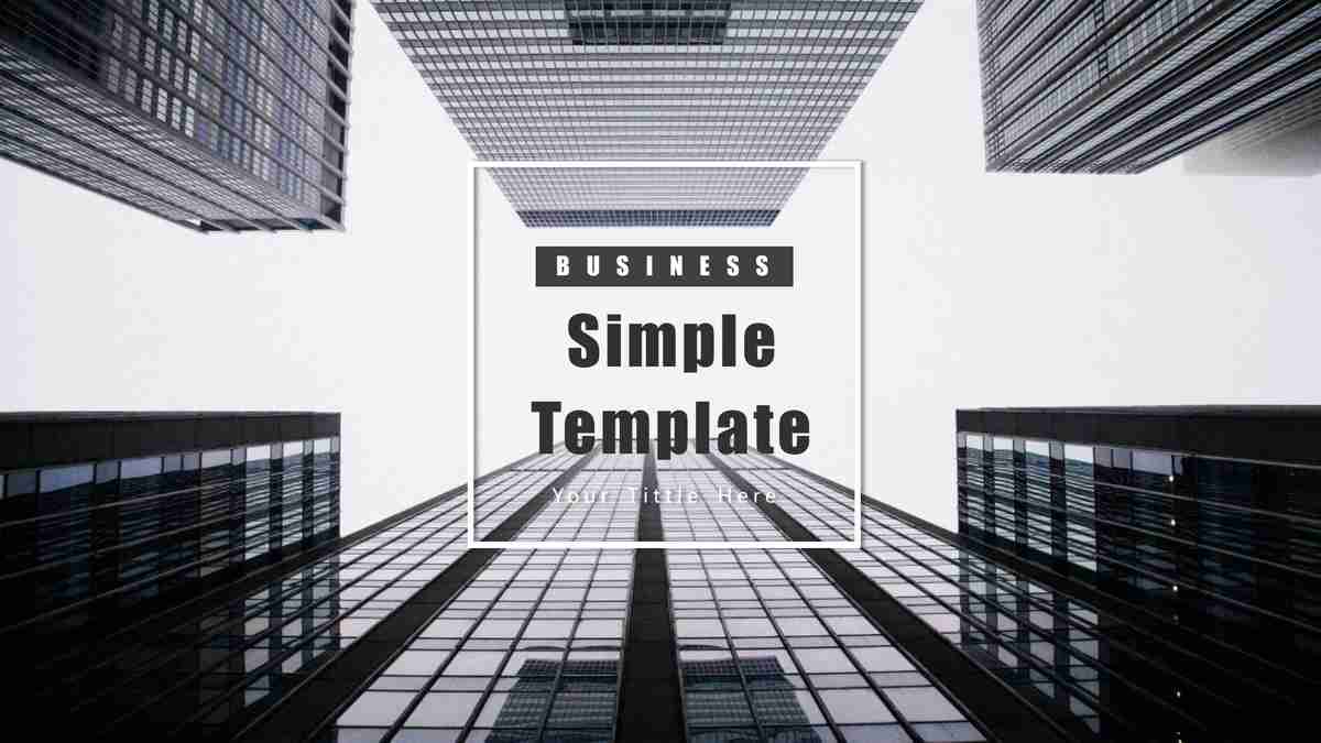 现代商务风PPT模板