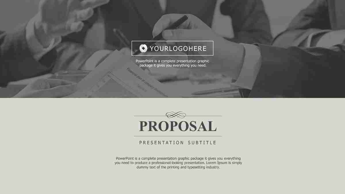 现代商务风PPT模板 - 专业与时尚的结合