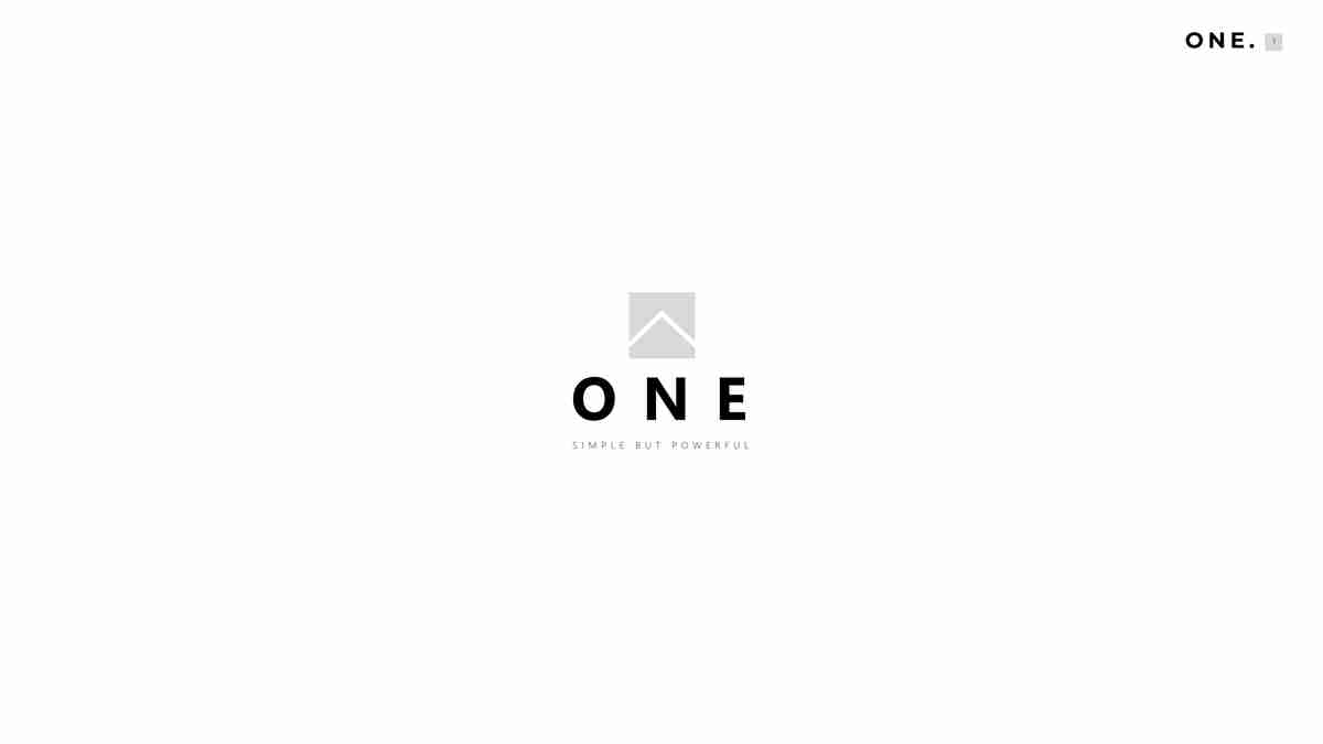 极简主义商务风PPT模板