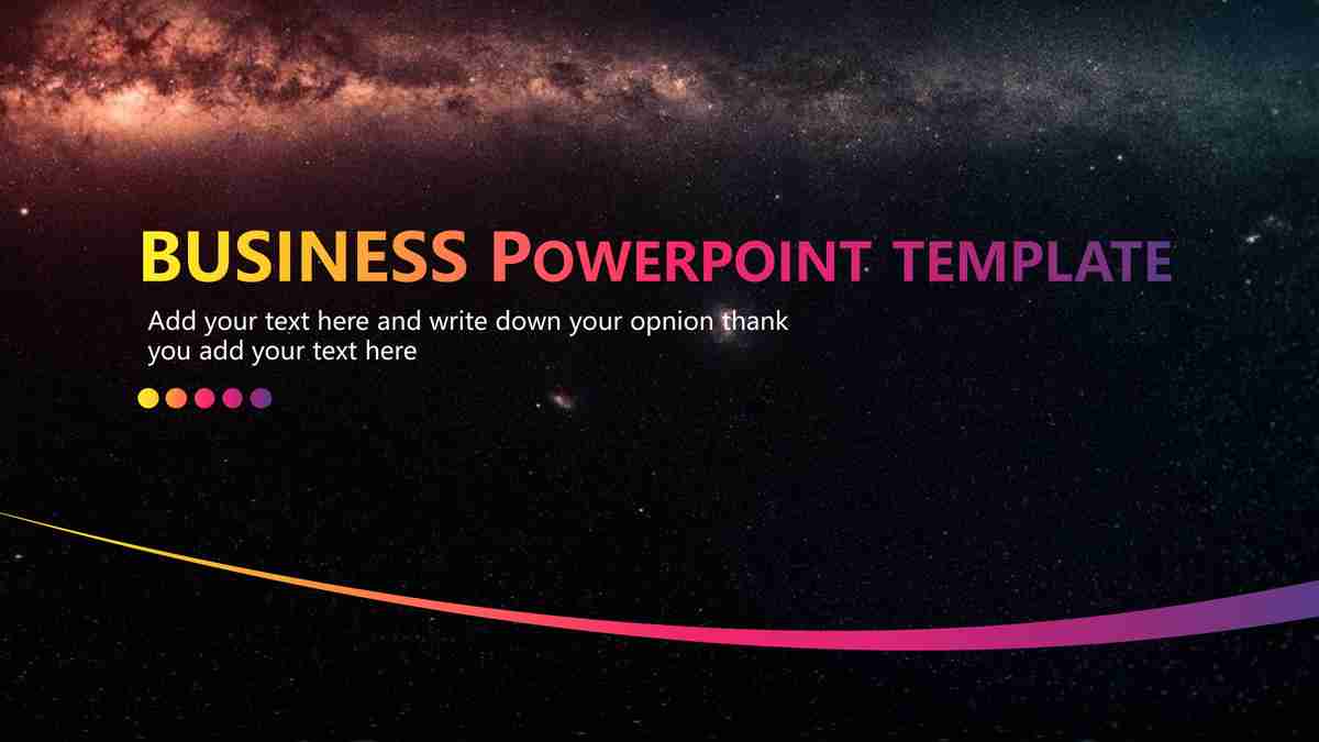 未来科技感商务PPT模板