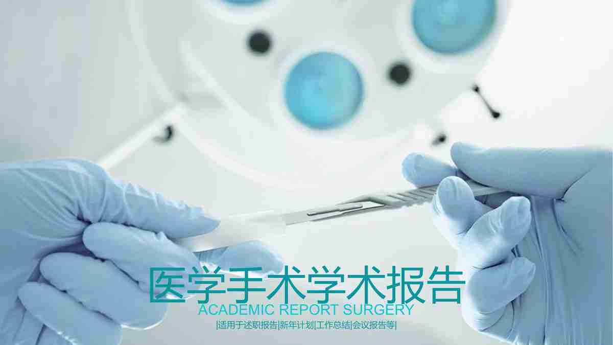 商务会议报告PPT模板