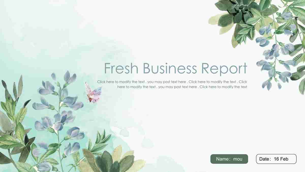 商务会议与报告专用精美PPT模板