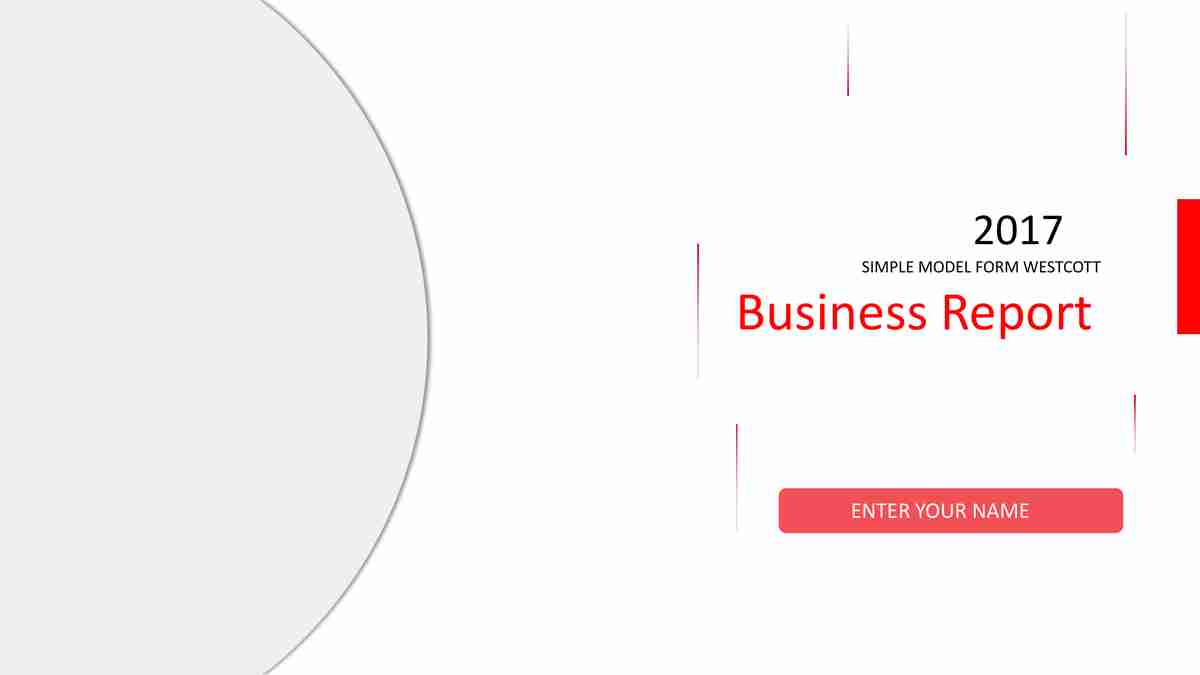 红色商务风PPT模板