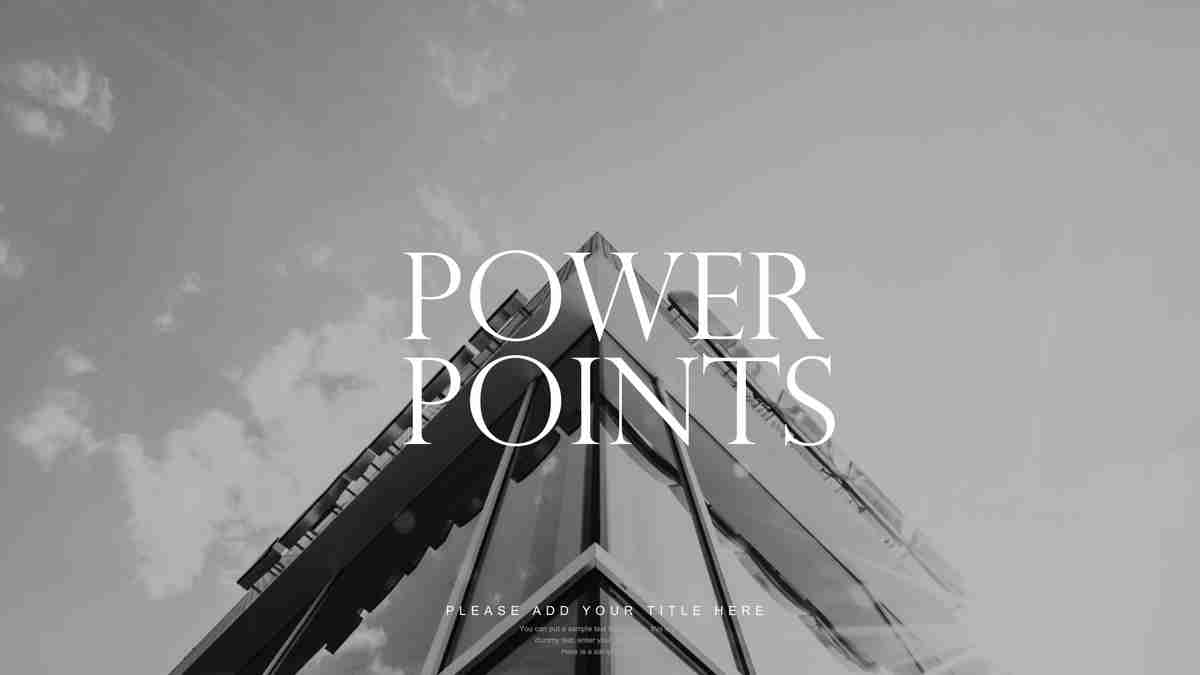 现代都市风PPT模板