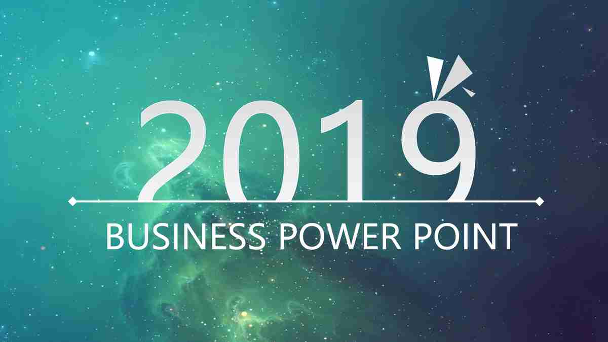 2019商务绿野仙踪PPT模板