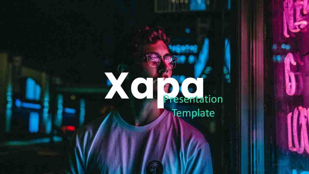 赛博朋克未来科技感商务风PPT模板