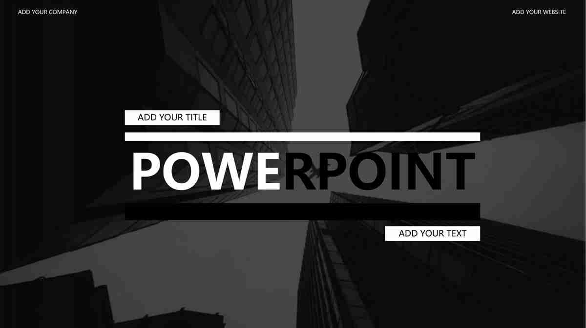 都市时尚商务风PPT模板