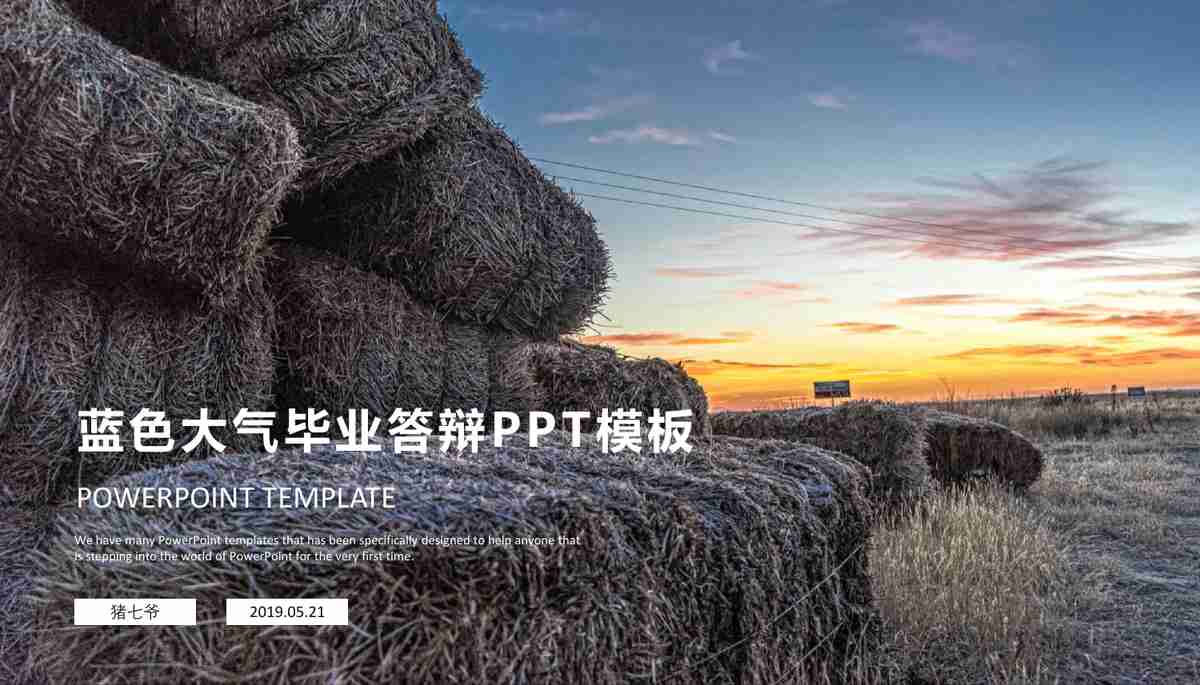 商务会议与报告PPT模板