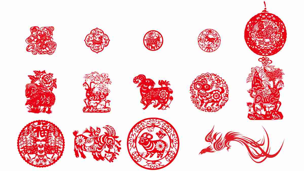 喜庆中国风 - 传统剪纸艺术PPT模板