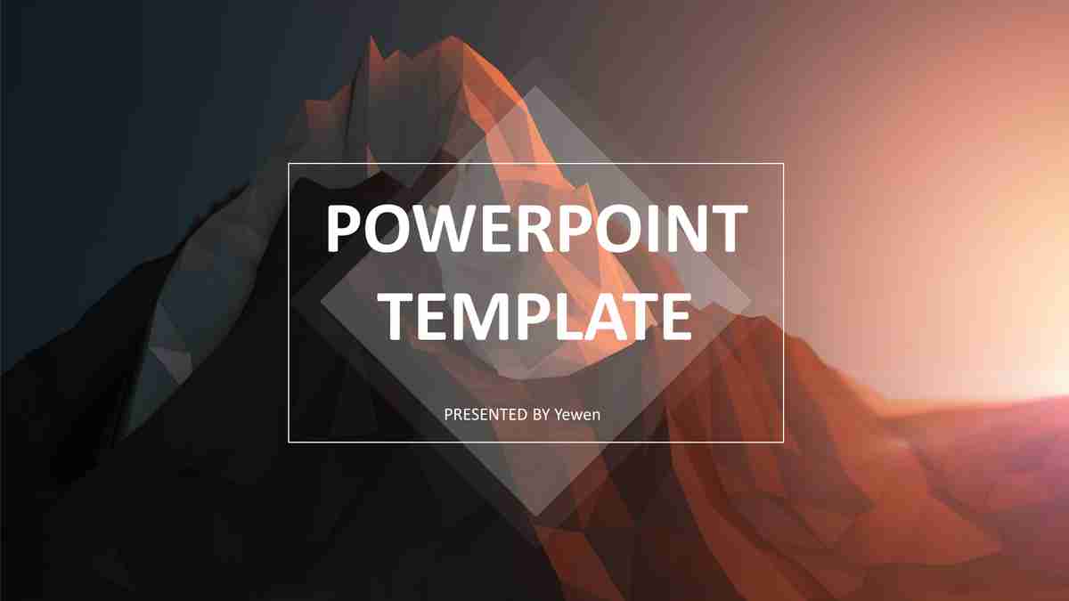 现代商务风PPT模板