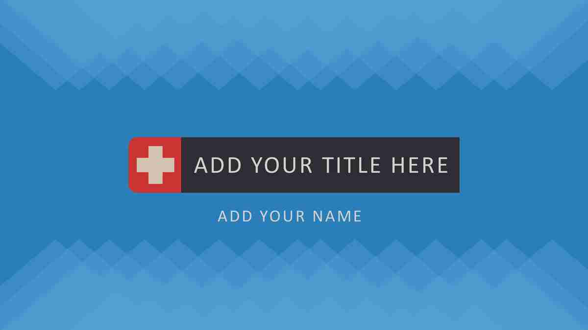 医疗健康主题PPT模板