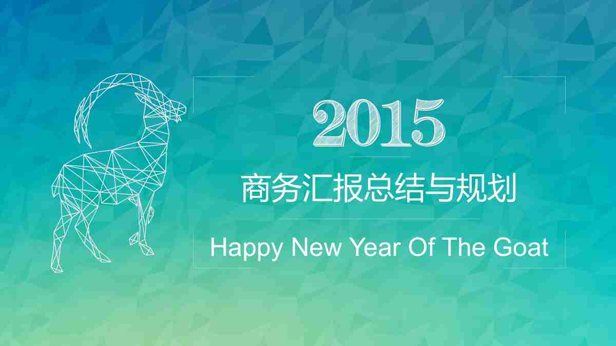 2015商务计划概览