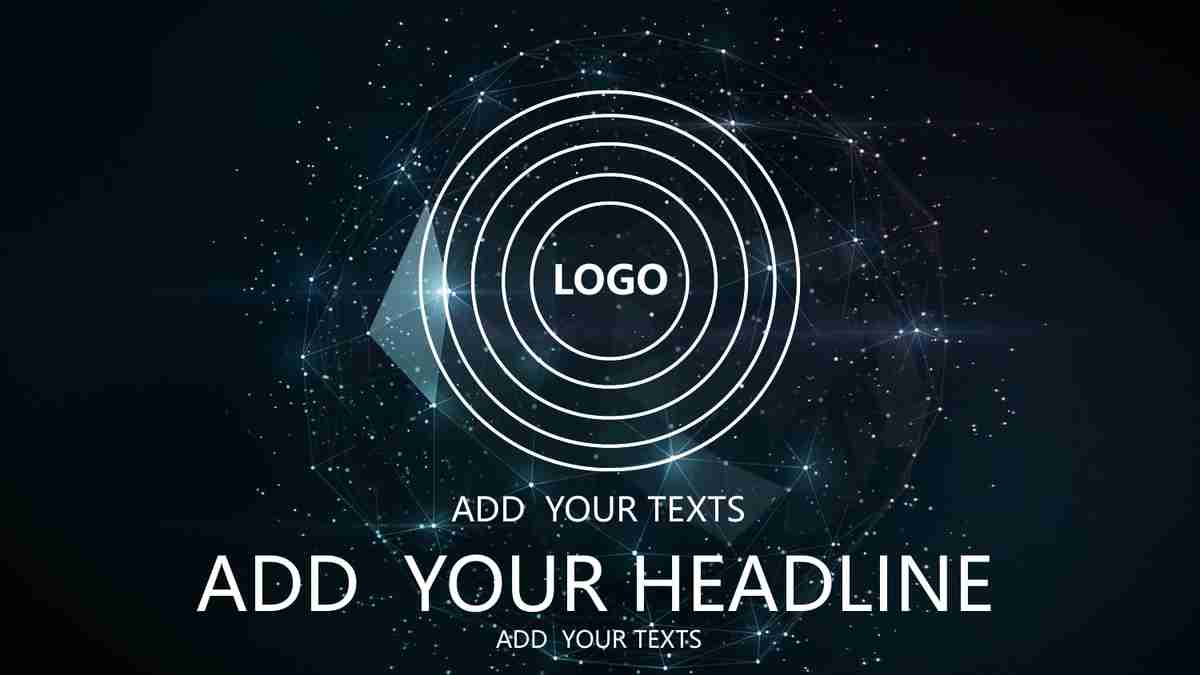 未来科技感十足的商务PPT模板