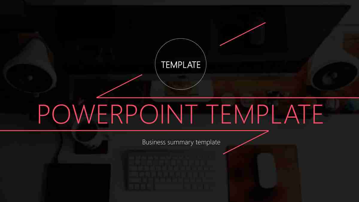 现代商务演示PPT模板