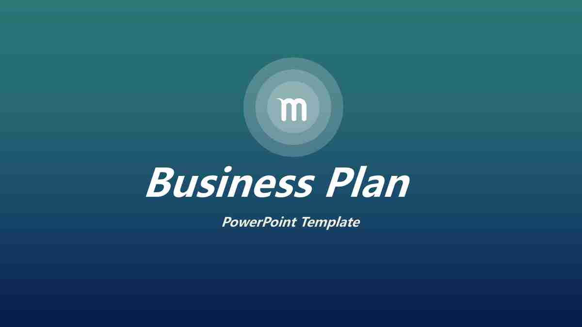 商务蓝调风PPT模板